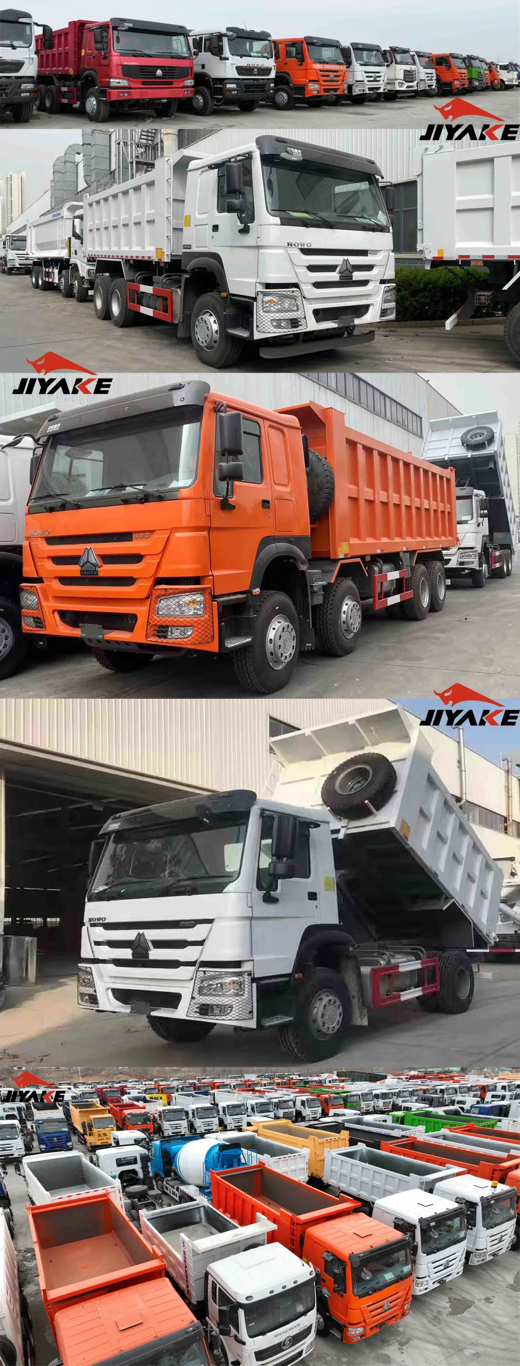 Popular Sale in Africa New Camion Shacman F3000 8X4 12 Wheeler Dumper Used Sinotruk 6*4 4*2 10 Wheel HOWO Dump Truck