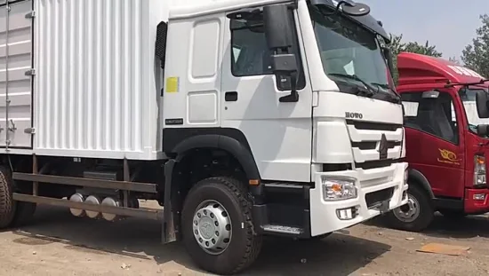 Дешевая цена HOWO Brand 10 Wheels 25ton 30ton HOWO Van Truck Box Cargo Truck Цена