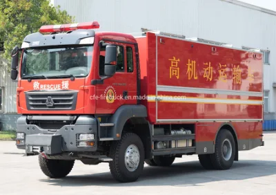 Совершенно новый автомобиль для перевозки спасательного оборудования Sitrak 4X4