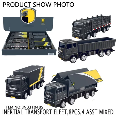 8 шт. имитационная модель фрикционного грузовика, грузового автомобиля-перевозчика